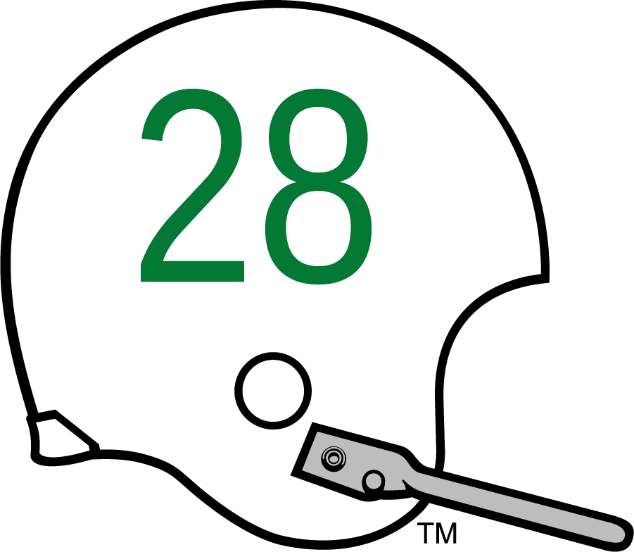 North Texas Mean Green 1964-1966 Helmet iron on transfers for T-shirts